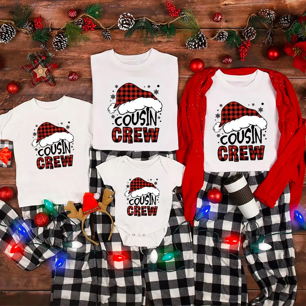 Cousin Crew Christmas Family Matching Shirt