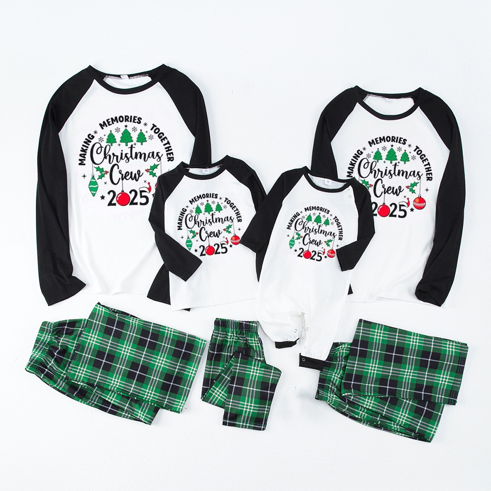 Christmas Crew 2025 Family Matching Pajamas