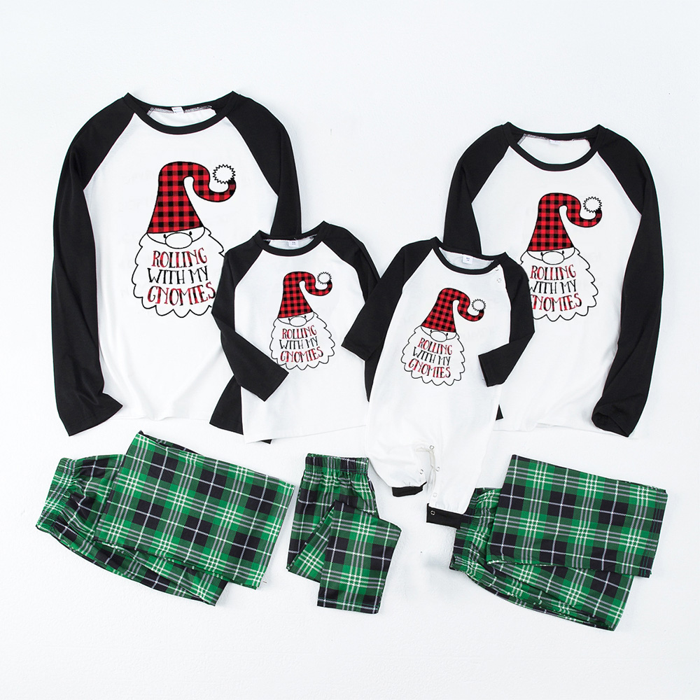 Christmas Gnomes Family Pajamas - Rolling With My Gnomies