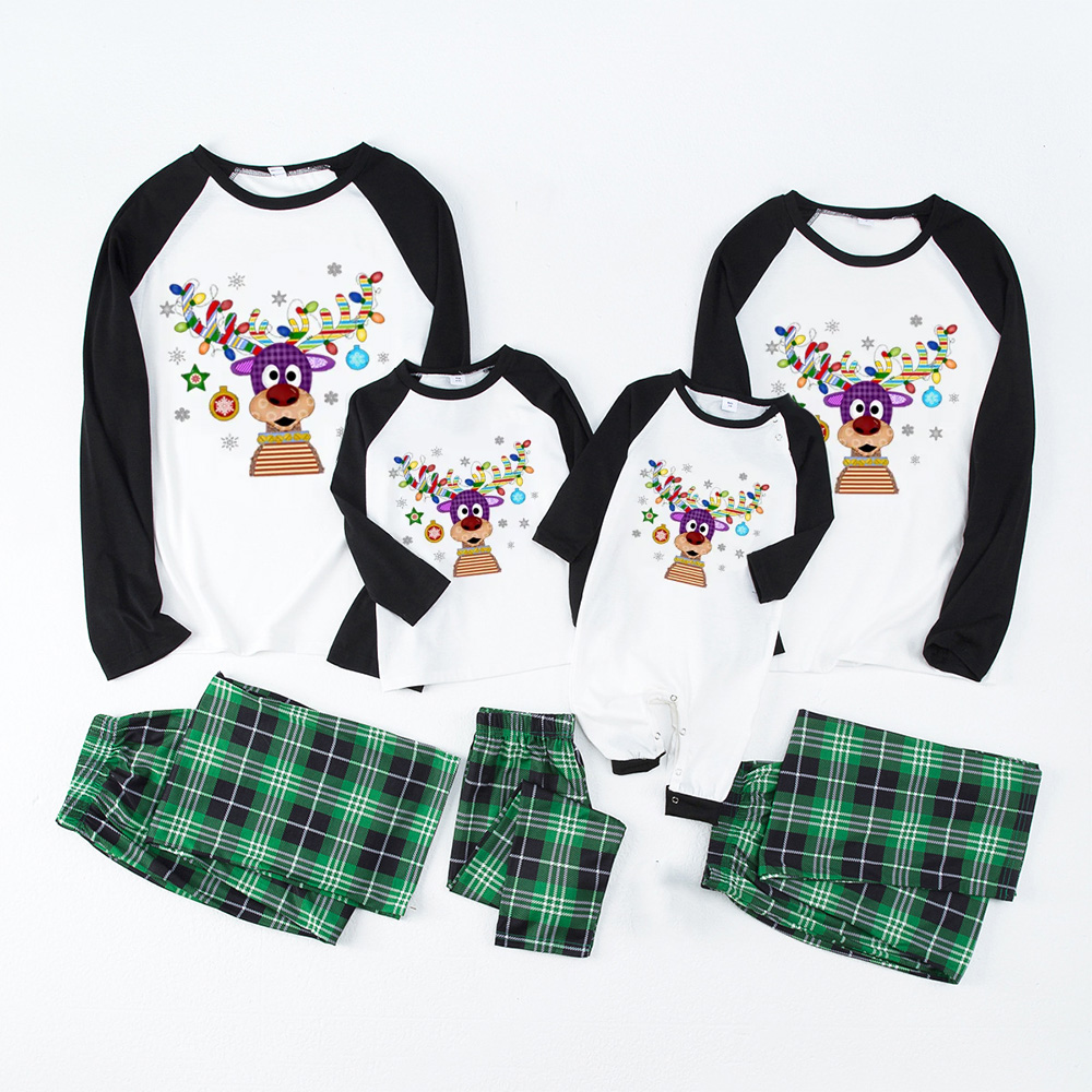 Reindeer Christmas Family Matching Pajamas