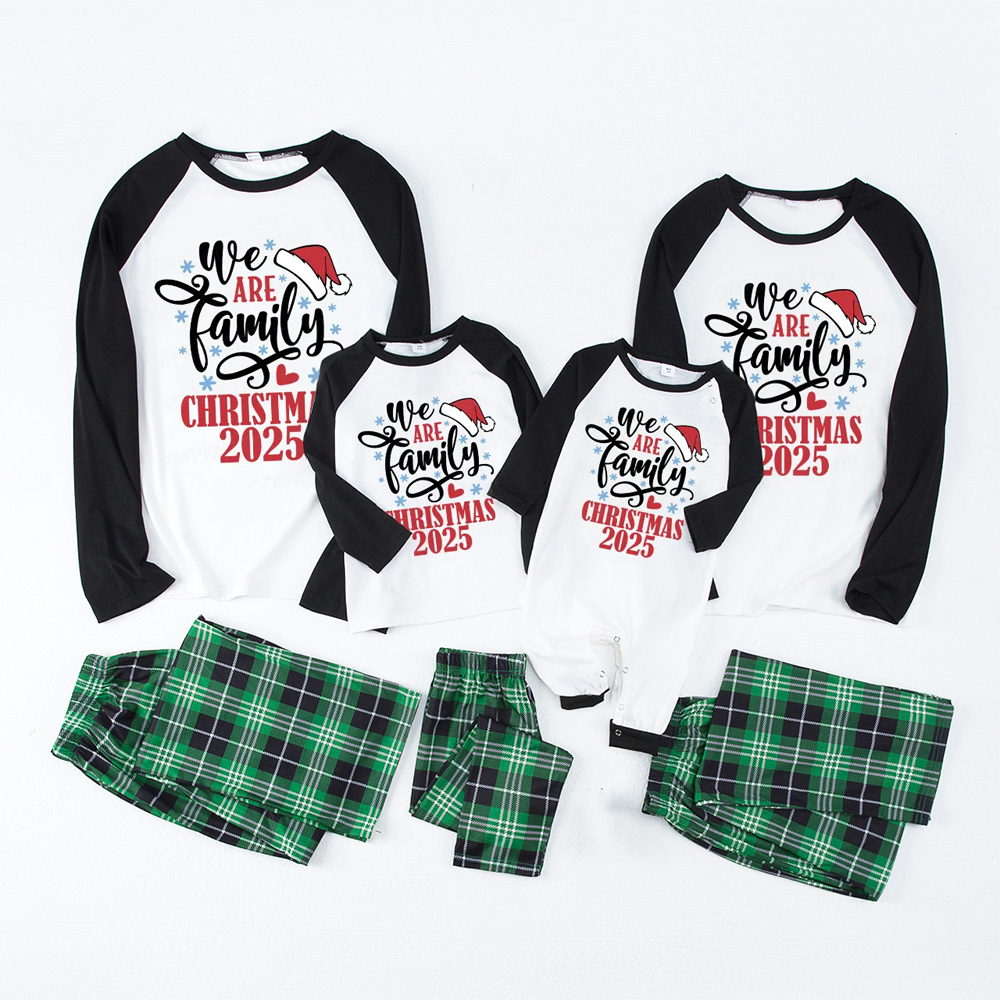 2025 We Are Family Christmas Reunion Matching Pajamas