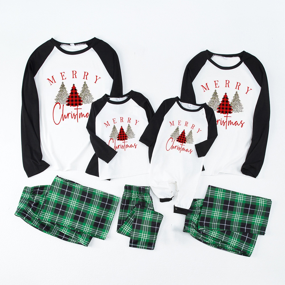 Merry Tree Christmas Family Matching Pajamas