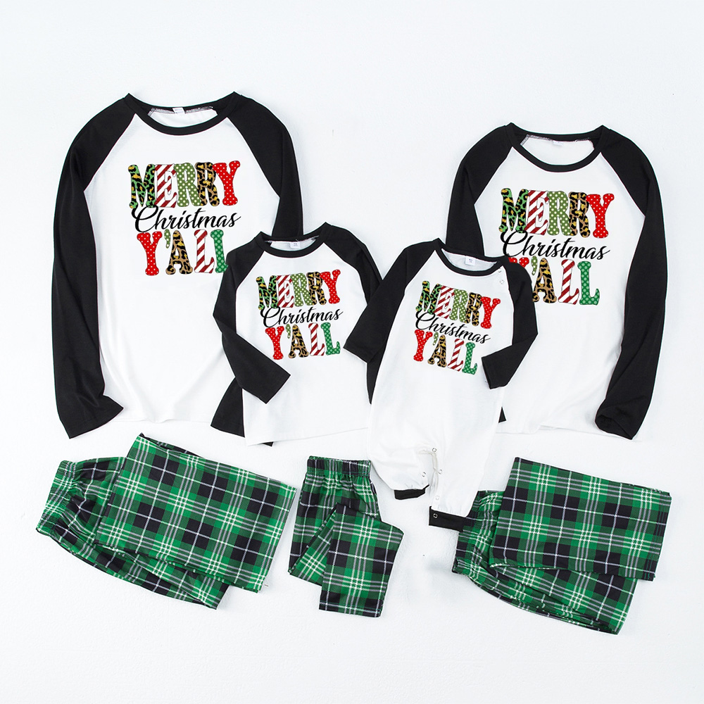 Merry Christmas Y'all Family Matching Pajamas