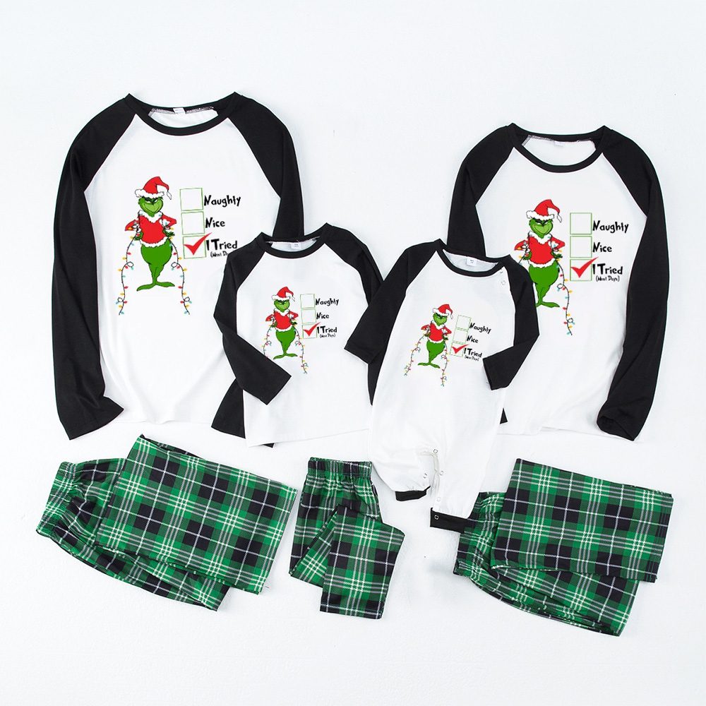 I Tried Christmas Family Pajamas