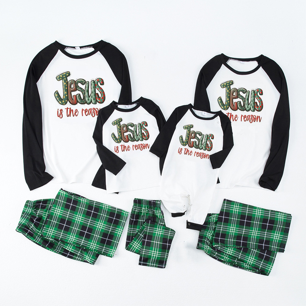Jesus Is the Reason Christian Christmas Family Matching Pajamas