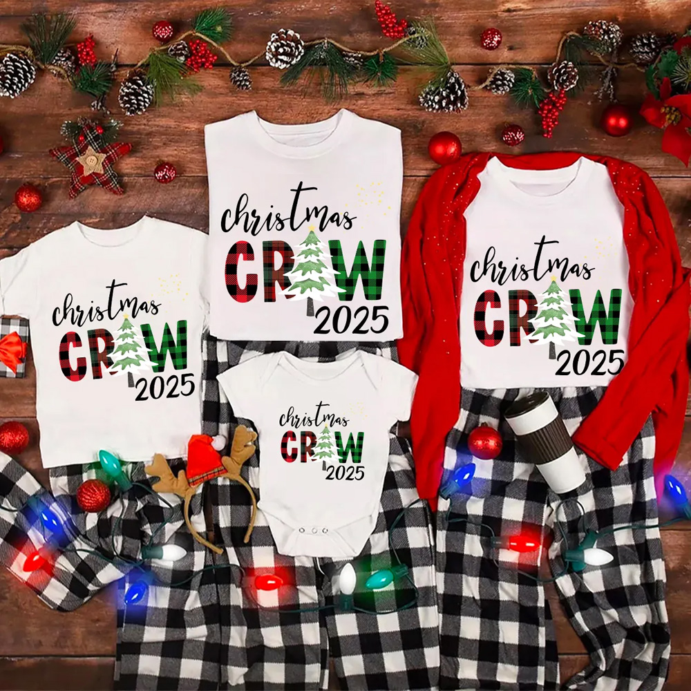 2025 Matching Family Christmas Shirts Funny Attire