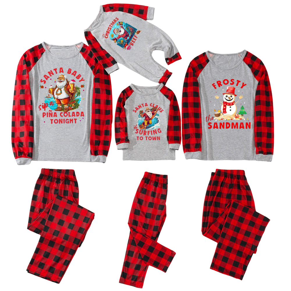 Beach Family Christmas Matching Pajamas