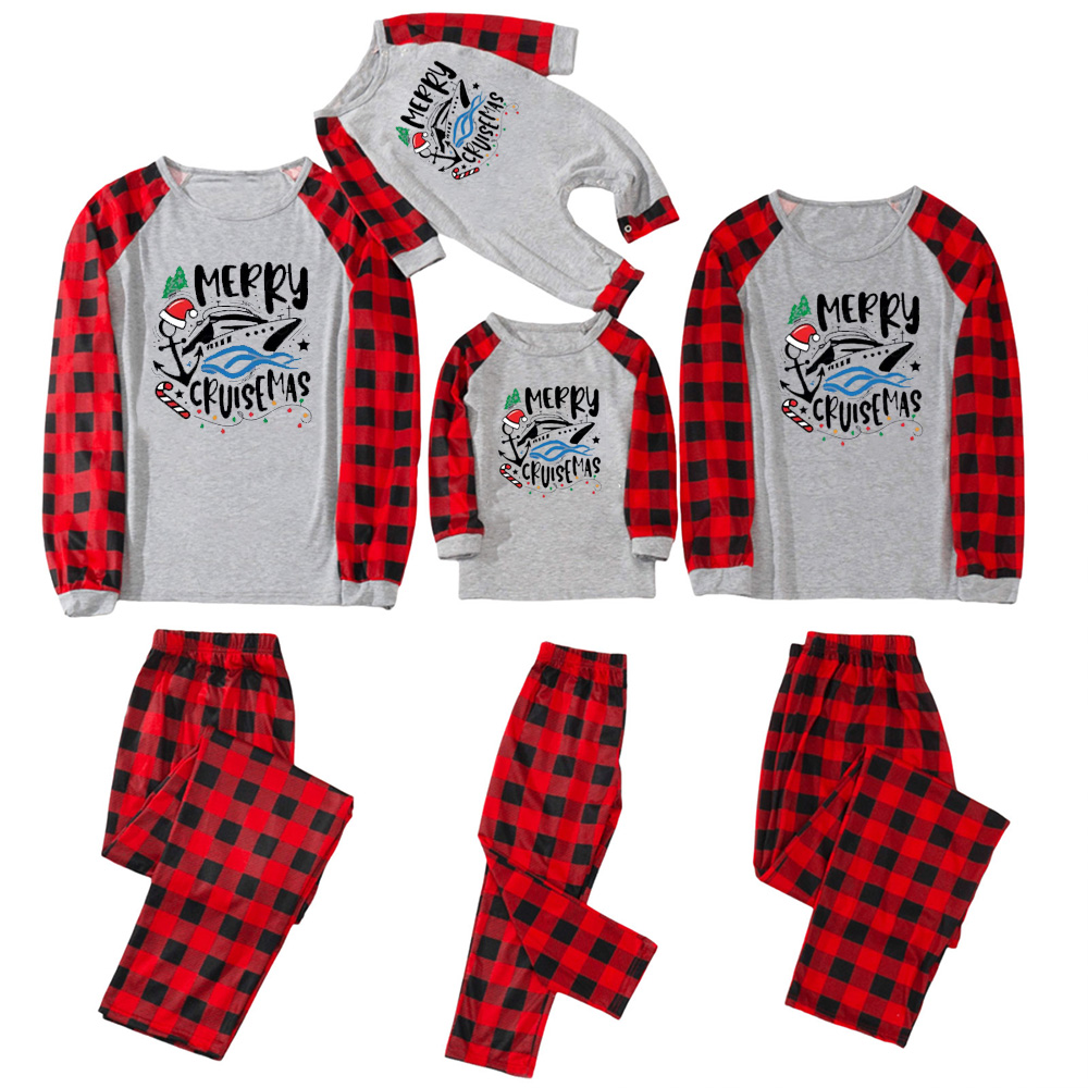 Christmas Cruise Family Trip Matching Pajamas For Family