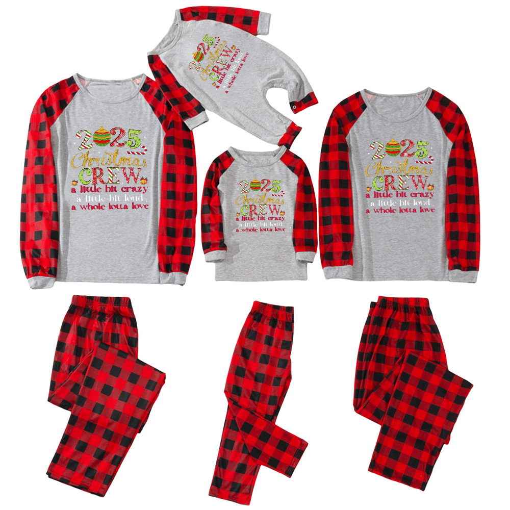 Christmas Crew 2025 Family Matching Pajamas