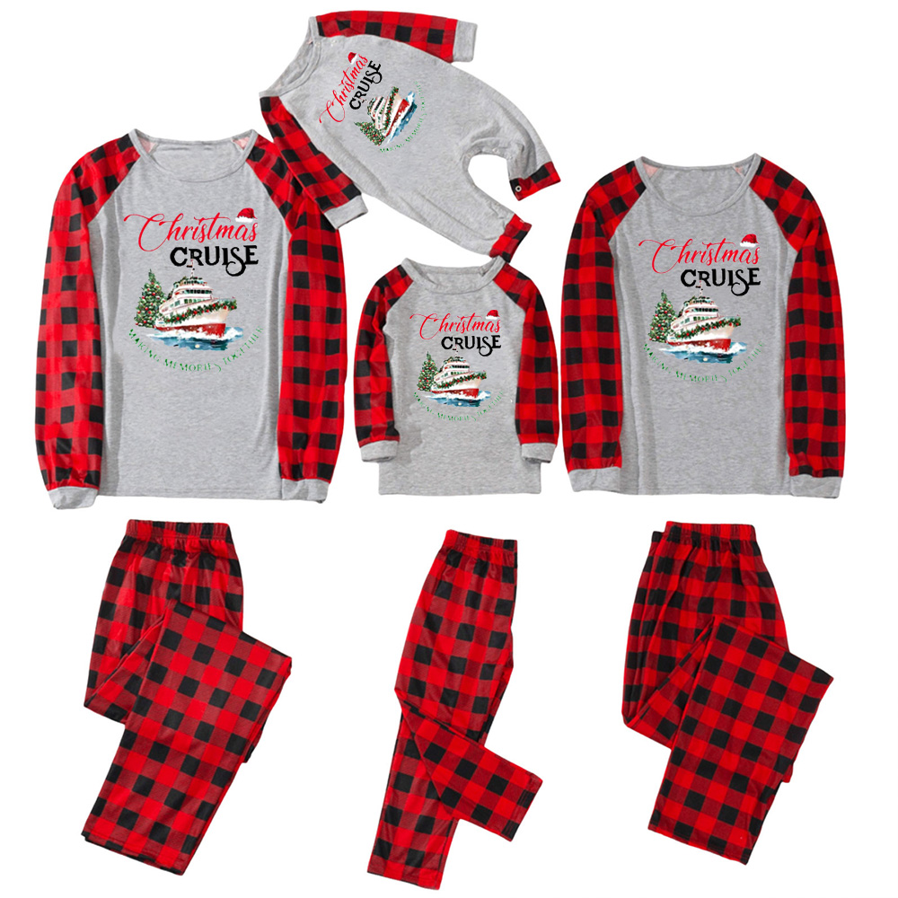 Christmas Cruise 2025 Shirt Christmas Family Matching Pajamas