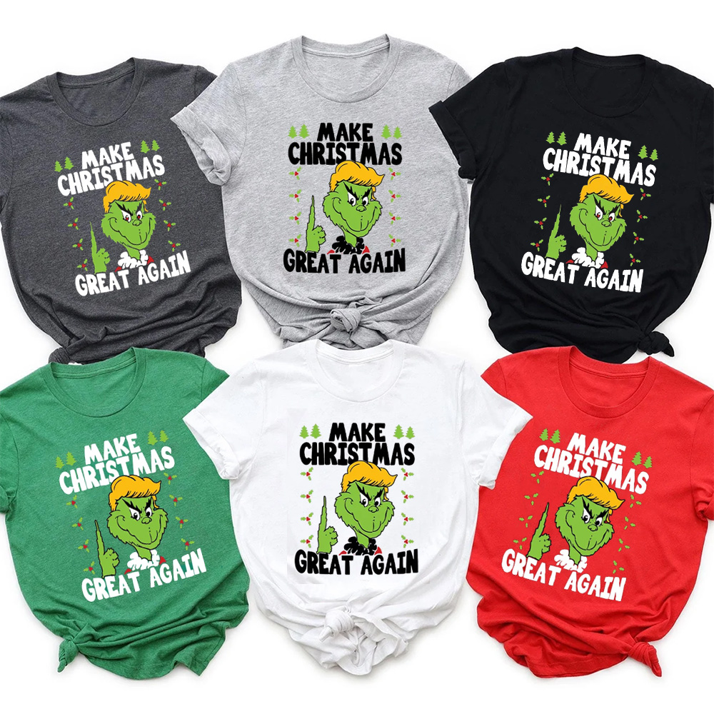 Make Christmas Great Again Family Matching T-Shirts