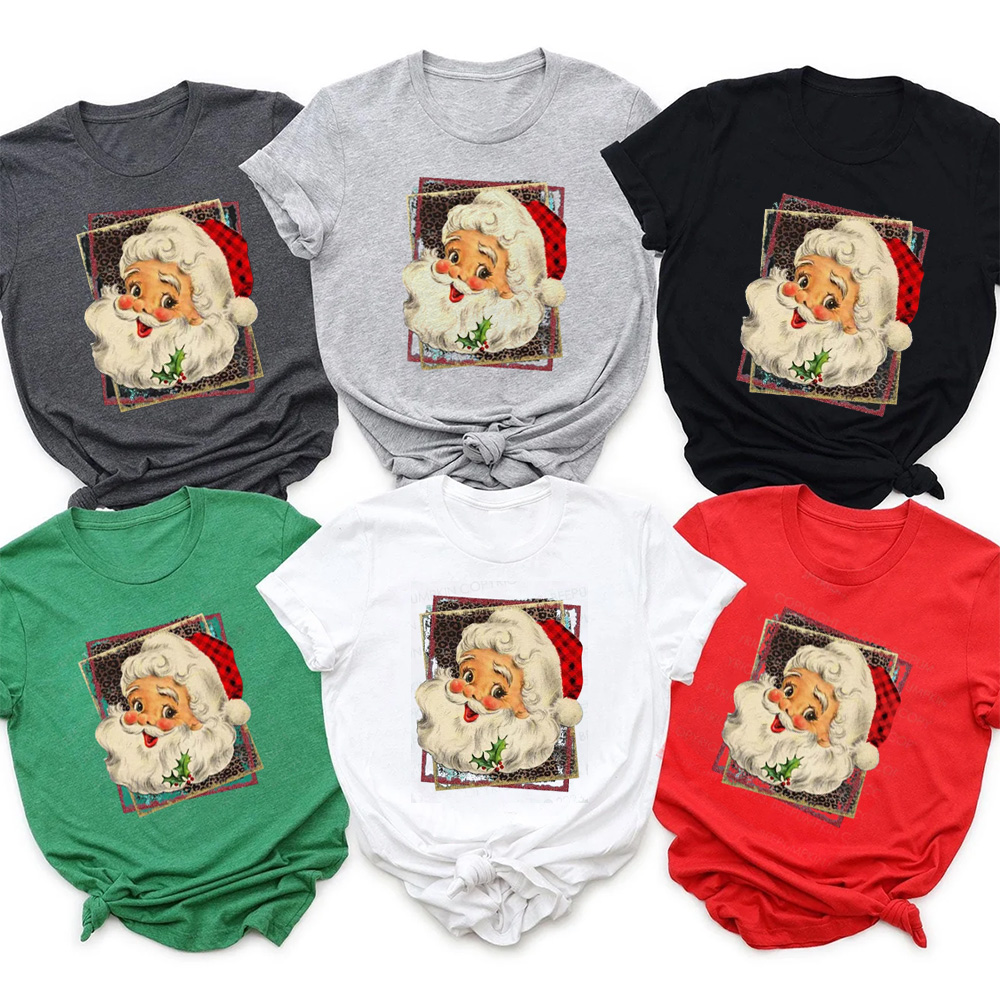 Retro Christmas Old Fashioned Santa Claus Shirts