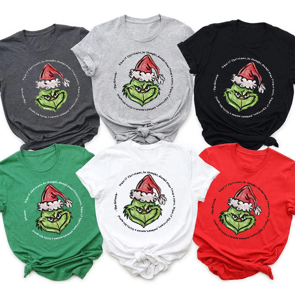 Funny Mister Green Poses Merry Christmas T-Shirts