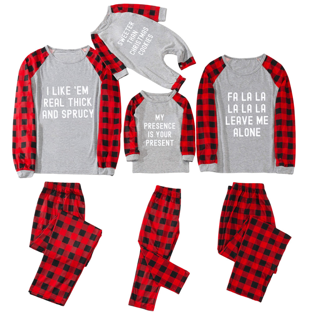 Personalized Funny 60 Quotes Christmas Party Family Matching Pajamas