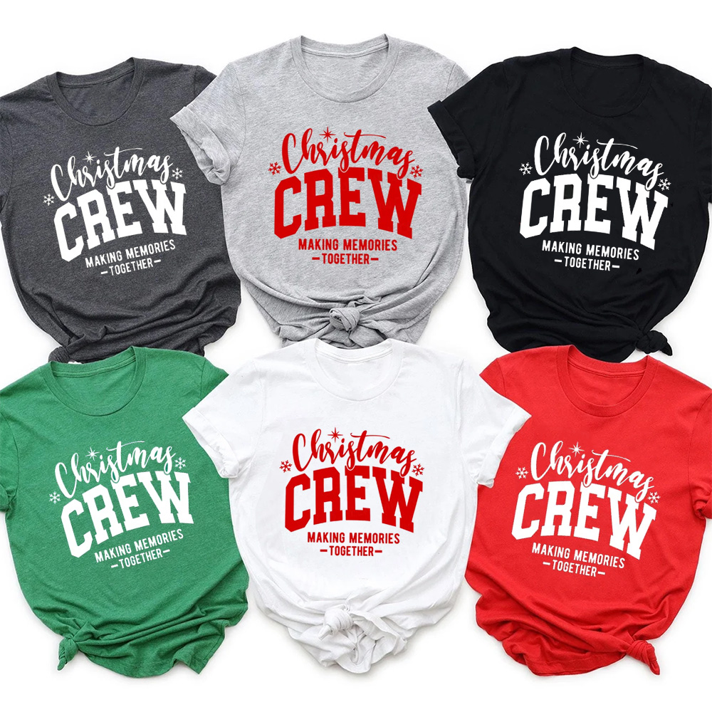 Christmas Crew Family Matching T-Shirts