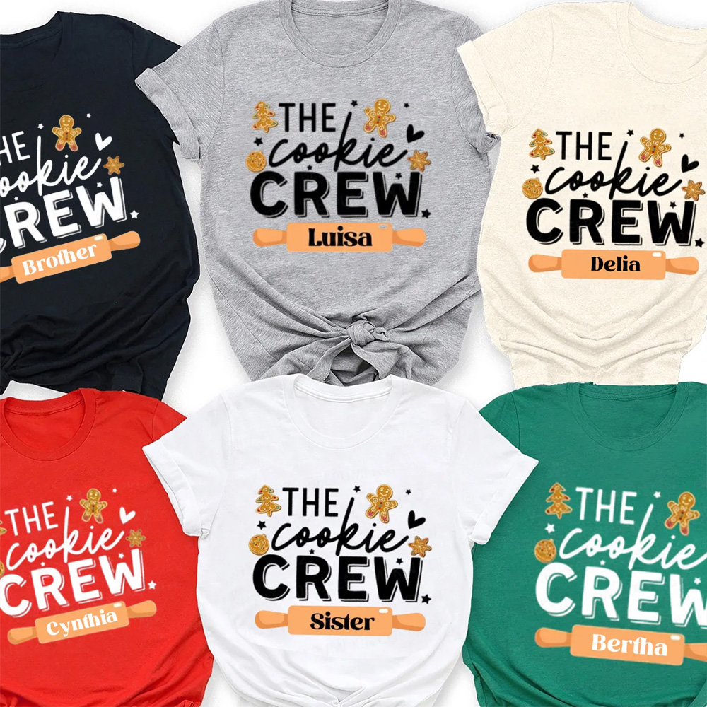 Personalized The Cookie Crew Family Matching T-Shirts
