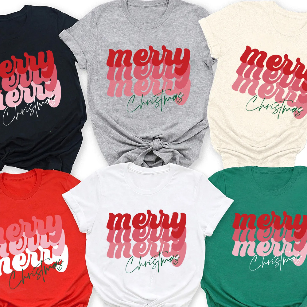 Merry Christmas Family Matching Shirts