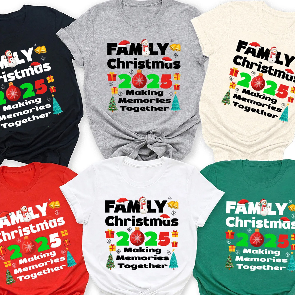 Christmas Group 2025 Family Matching T-Shirts