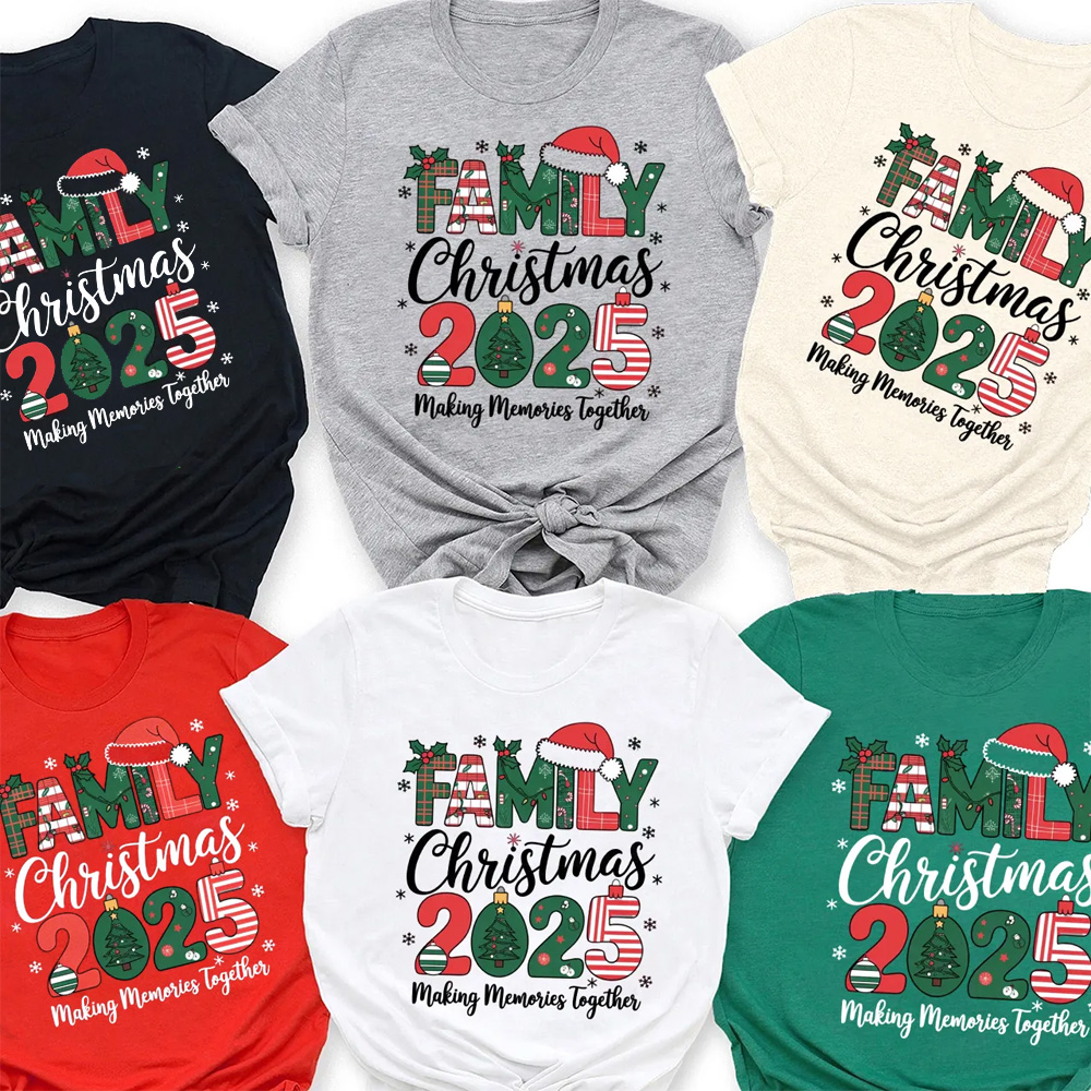 2025 Christmas Family Matching T-Shirts