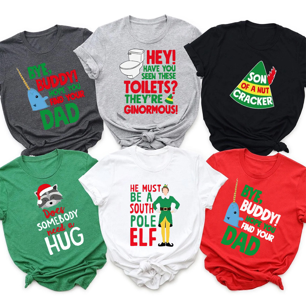 Elf Movie Quote Family Matching T-Shirts
