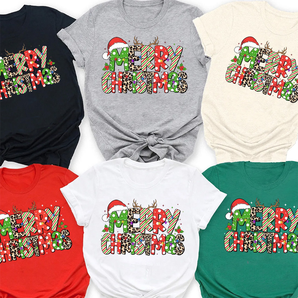Merry Christmas Family Matching T-Shirts