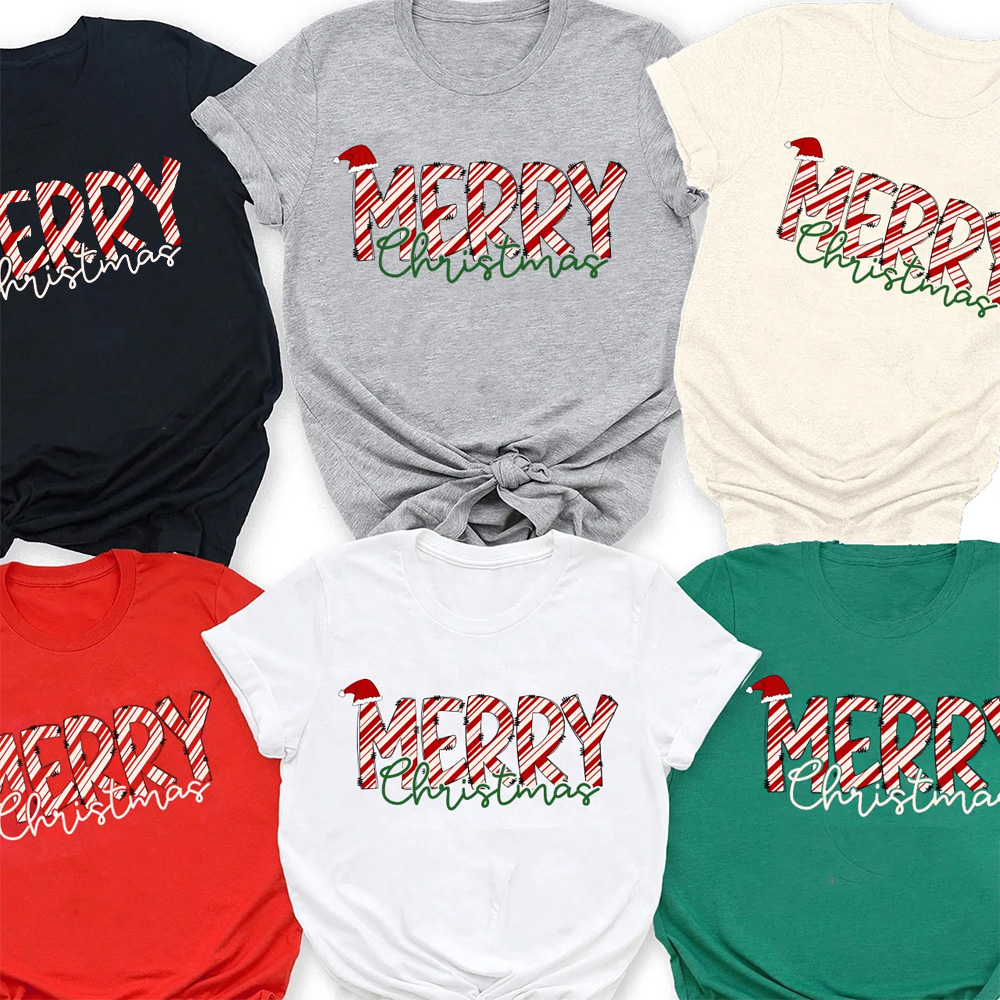Merry Christmas Family Matching T-Shirts