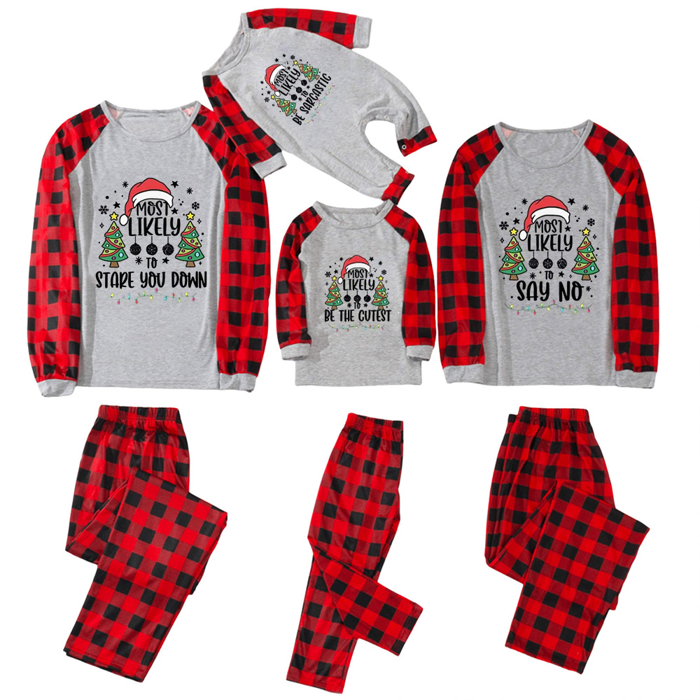 Personalized 30 Most Likely To Christmas Family Matching Pajamas