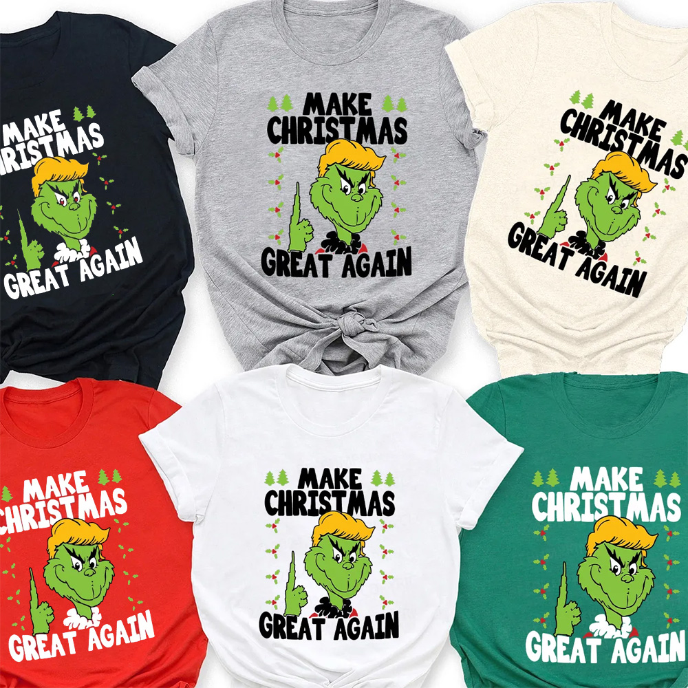 Make Christmas Great Again Family Matching T-Shirts