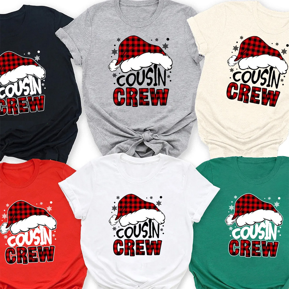 Cousin Crew Christmas Family Matching Shirt