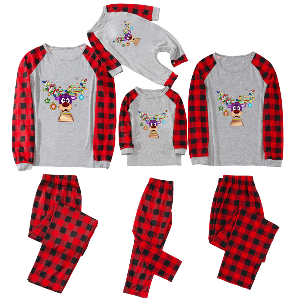 Reindeer Christmas Family Matching Pajamas