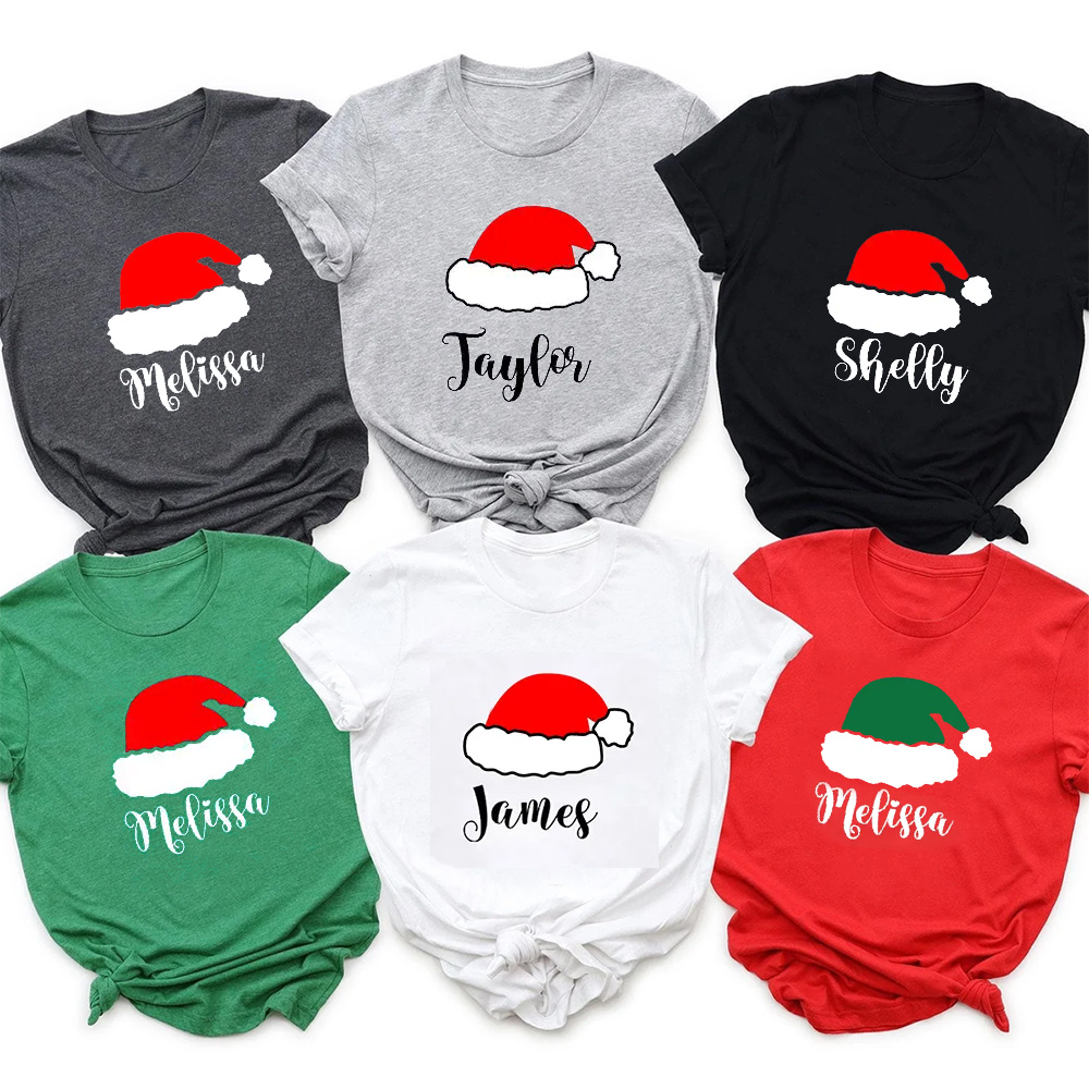 Personalized Family Christmas Pajama Shirts