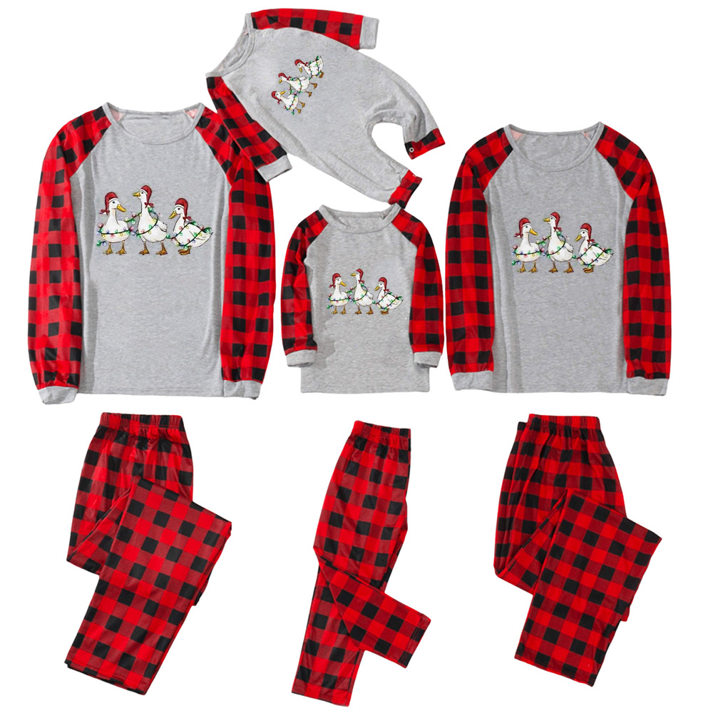 Christmas Ducks Farm Lover Matching Family Pajamas