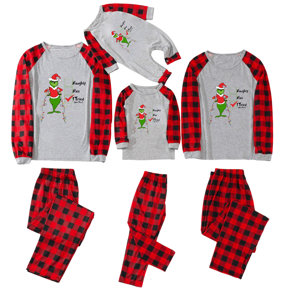 I Tried Christmas Family Pajamas
