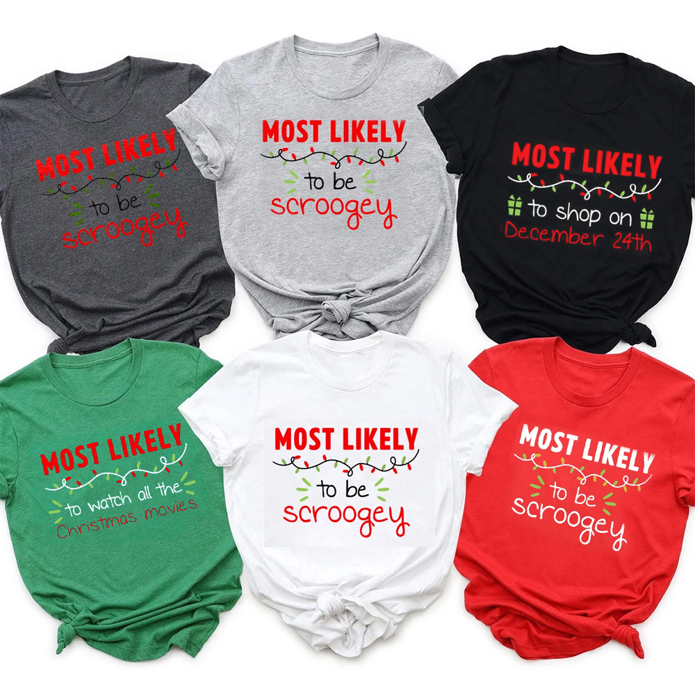 Matching Family Christmas Superlative Funny Shirts
