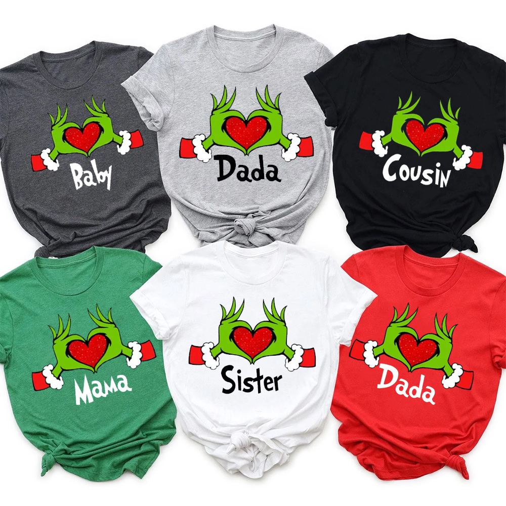 Personalized Merry Mischief Makers Christmas Family Matching T-Shirts