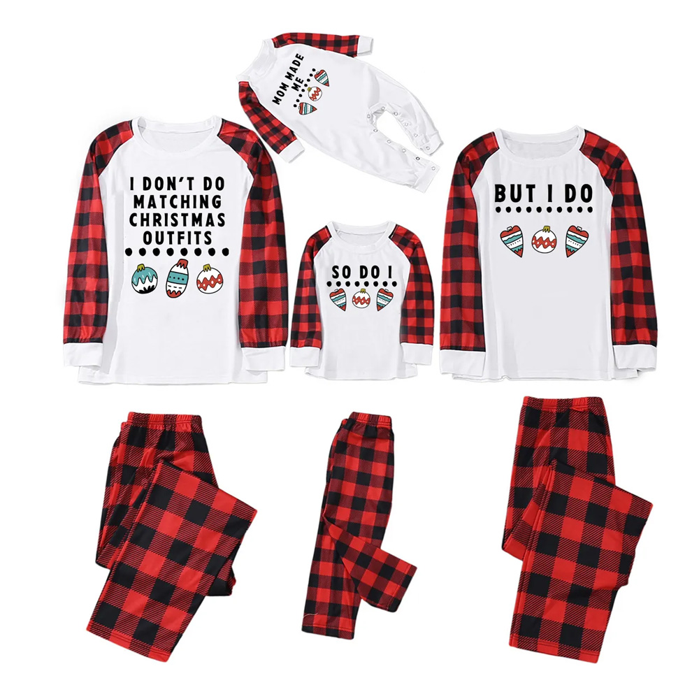 Mom Made Me Christmas Family Matching Pajamas