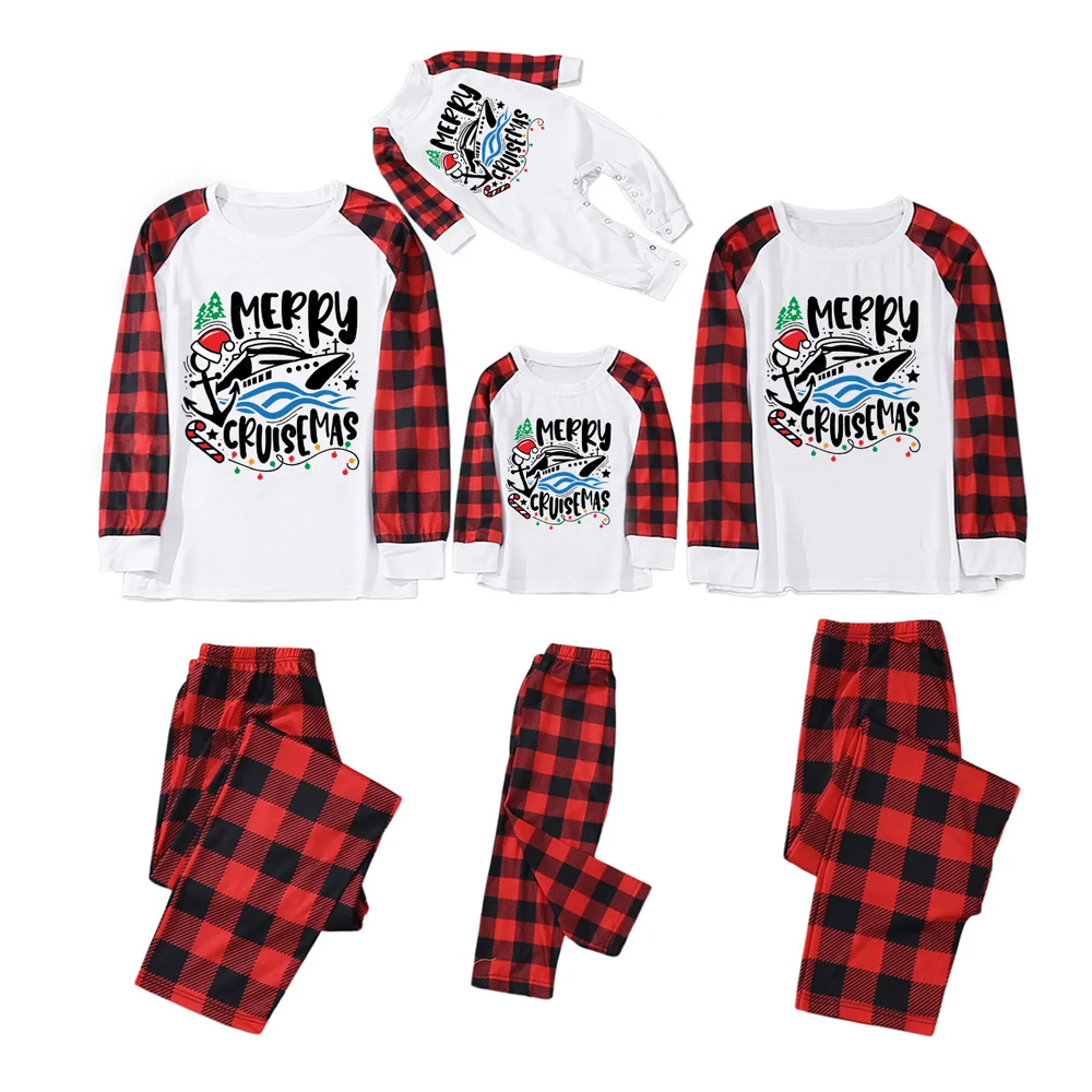 Christmas Cruise Family Trip Matching Pajamas For Family
