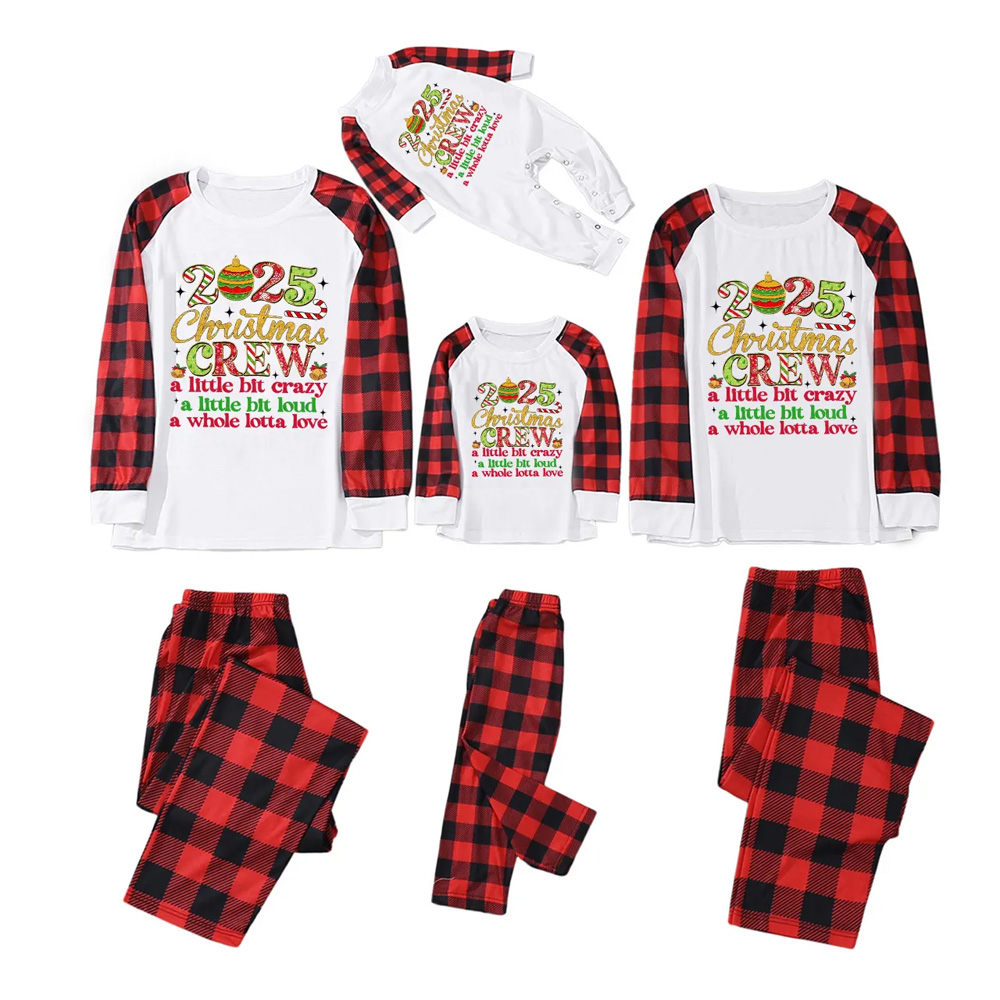 Christmas Crew 2025 Family Matching Pajamas