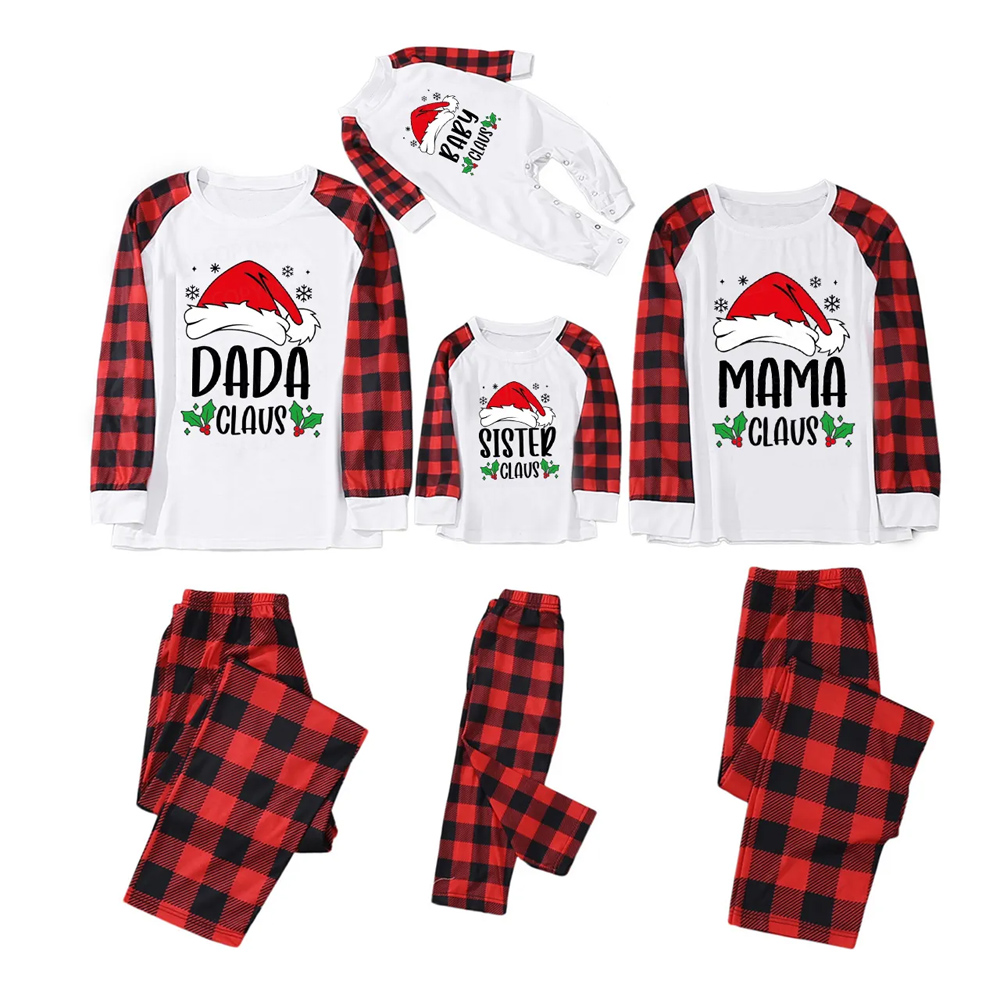 Personalized Family Claus Christmas Matching Pajamas