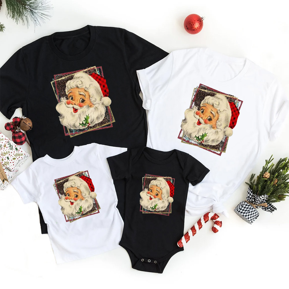 Retro Christmas Old Fashioned Santa Claus Shirts