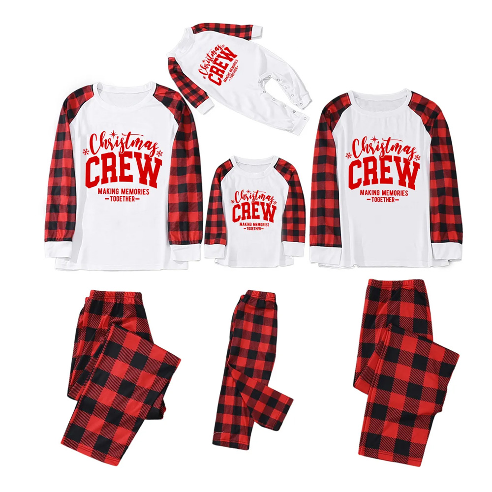 Christmas Crew Family Matching Pajamas