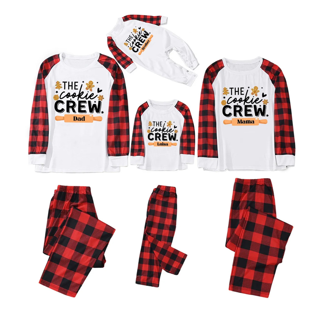 Personalized The Cookie Crew Family Matching Pajamas