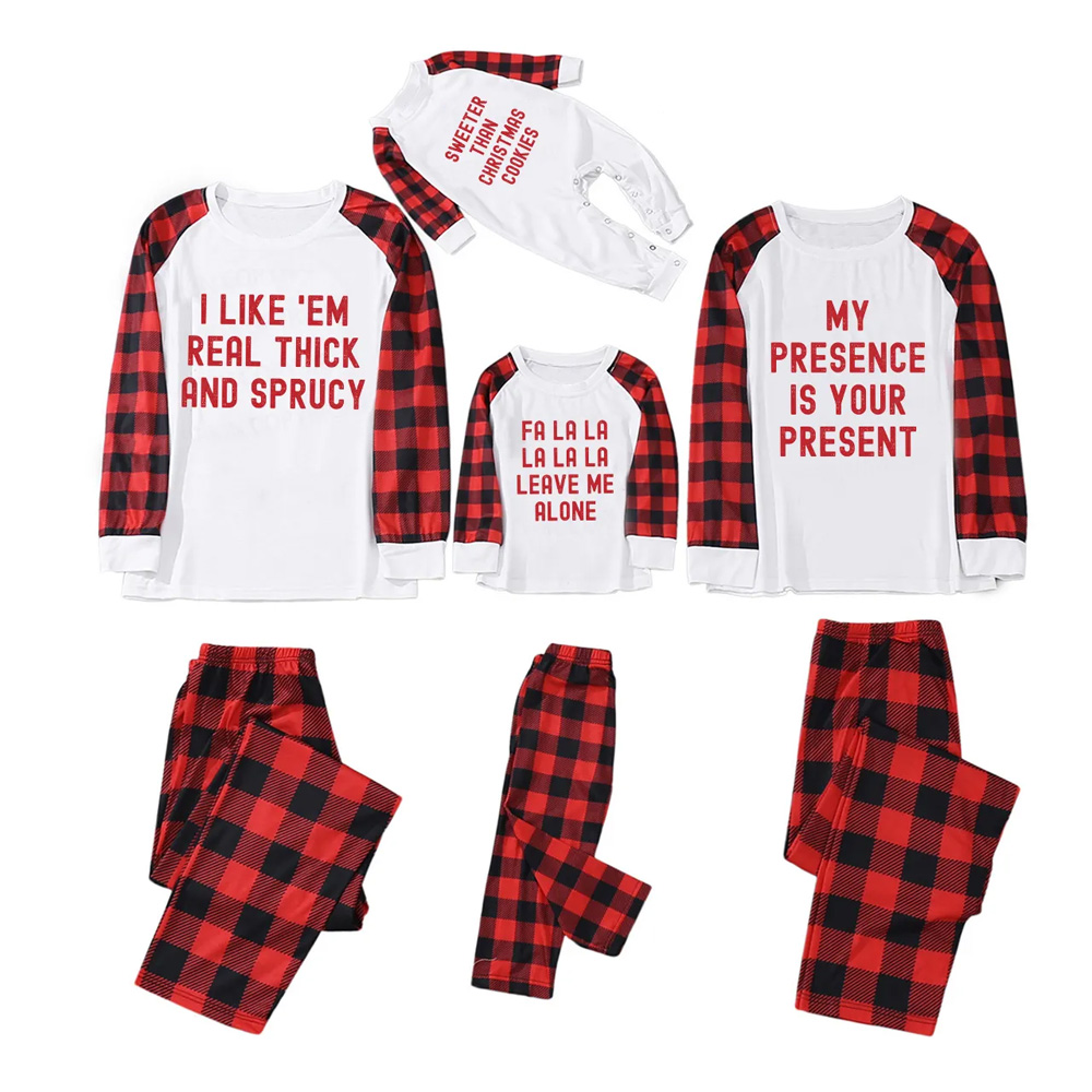 Personalized Funny 60 Quotes Christmas Party Family Matching Pajamas