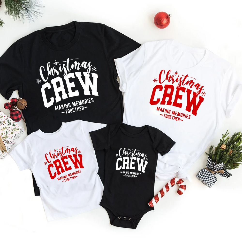 Christmas Crew Family Matching T-Shirts