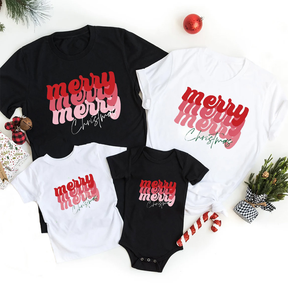 Merry Christmas Family Matching Shirts