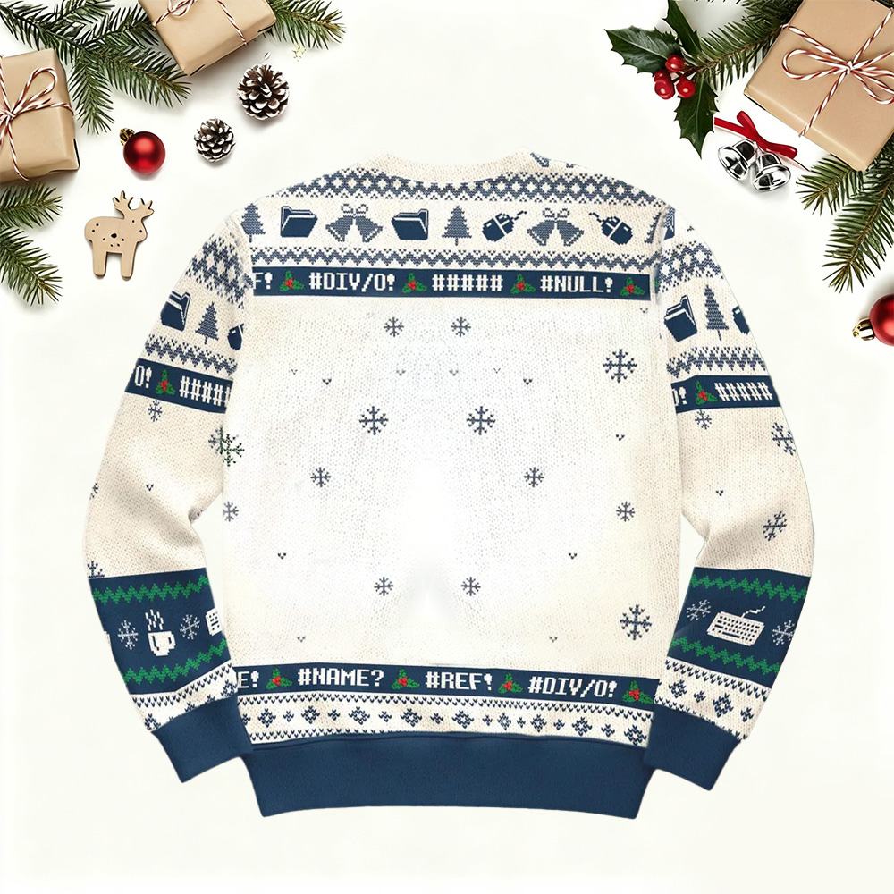 This Calls For A Spreadsheet Christmas Ugly Sweatshirt