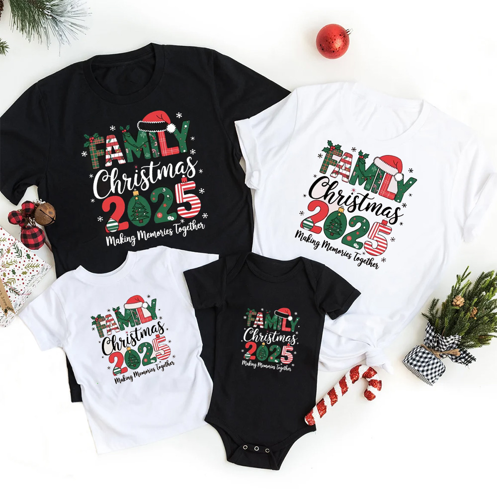 2025 Christmas Family Matching T-Shirts