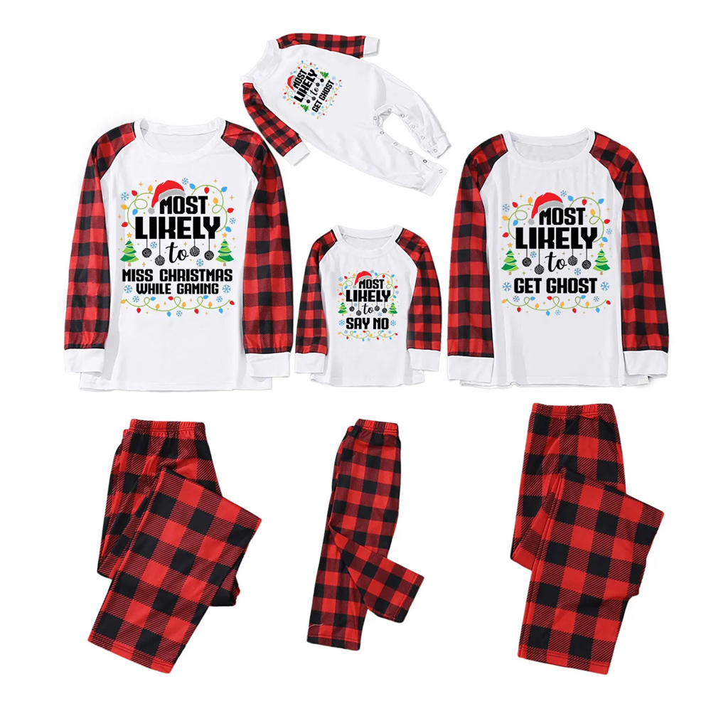 Personalized 27 Most Likely To Christmas Family Matching Pajamas