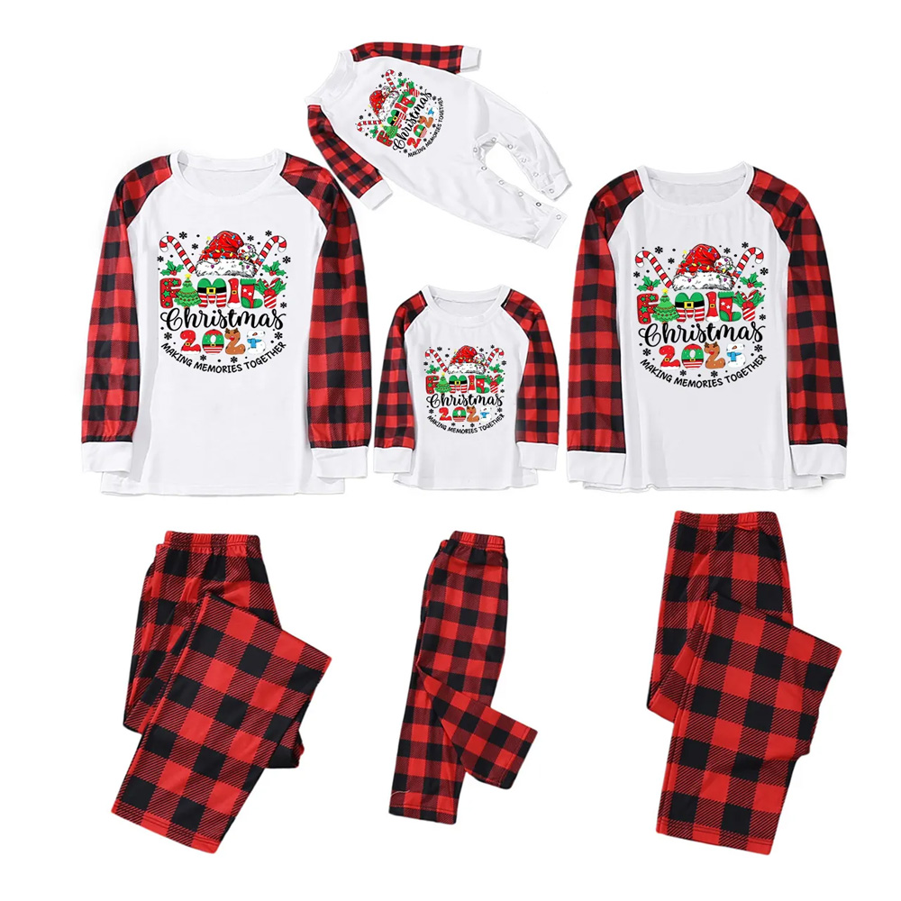 Making 2025 Memories Together Christmas Family Matching Pajamas