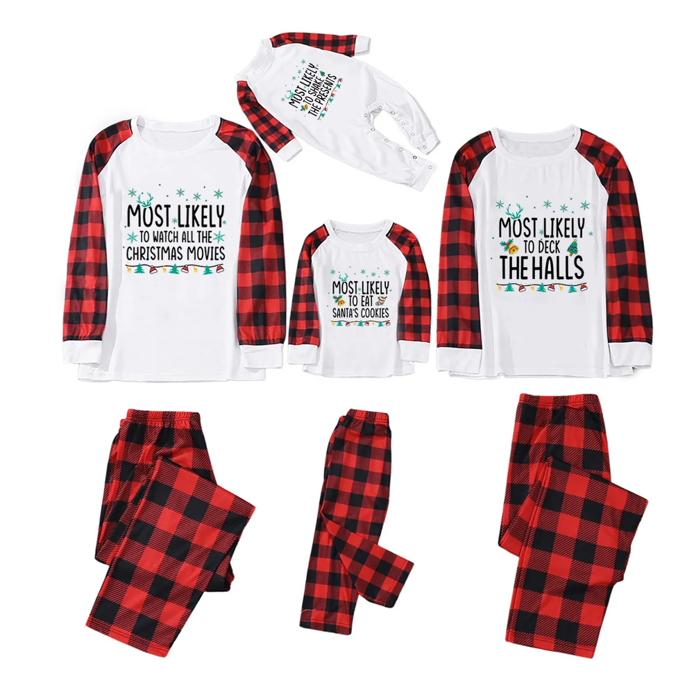 Personalized Playful Holiday Statements Family Matching Christmas Gnomes Pajamas